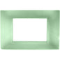 Placchetta per interruttore a 3 4 7 posti verde cassetta 503 compatibile con vimar plana supporto cover