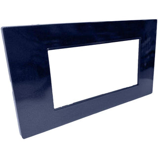Placchetta 3 4 7 posti blue navy compatibile con vimar plana