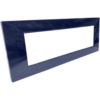 Placchetta 3 4 7 posti blue navy compatibile con vimar plana