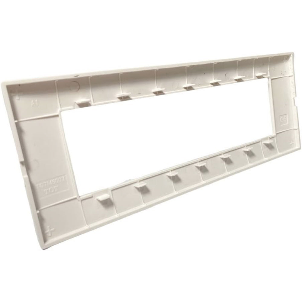 Placchetta per interruttore a 3 4 7 posti bianco perla cassetta 503 compatibile con vimar plana supporto cover