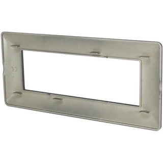 Placchetta 3 4 7 posti nero compatibile con matix