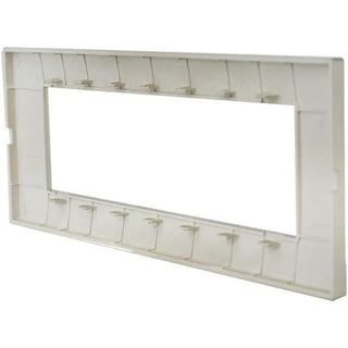 Placchetta 3 4 7 posti champagne compatibile con vimar plana