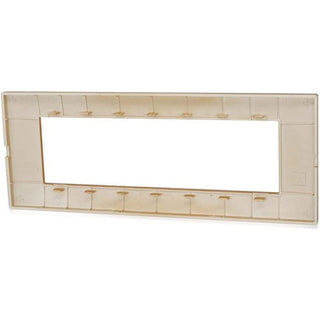 Placchetta 3 4 7 posti corallo compatibile con vimar plana