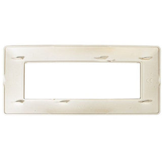 Placchetta 3 4 6 posti champagne compatibile con matix cover
