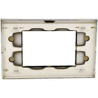 Placchetta in vetro champagne 3-7 posti compatibile living light 503