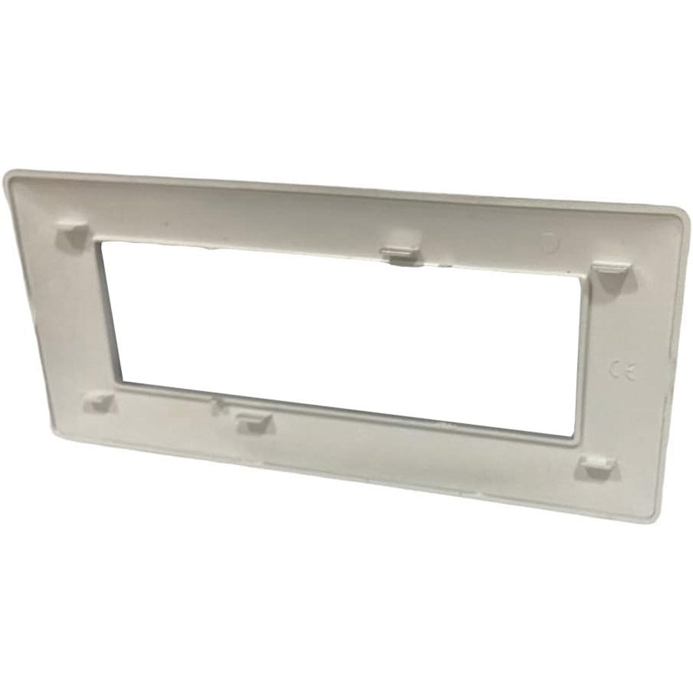 Placchetta per interruttore a 3 4 6 posti silver cassetta 503 compatibile con btcino matix supporto cover