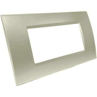 Placchetta champagne 3-7 posti compatibile living light cassetta 503
