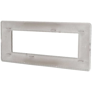 Placchetta 3 4 6 posti grigio scuro compatibile con matix cover