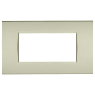 Placchetta champagne 3-7 posti compatibile living light cassetta 503