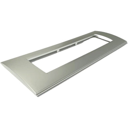 Placchetta a 3 4 7 posti silver cassetta 503 compatibile con living light supporto cover