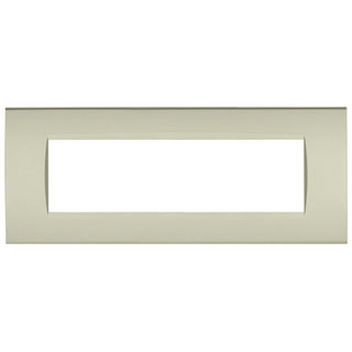 Placchetta champagne 3-7 posti compatibile living light cassetta 503