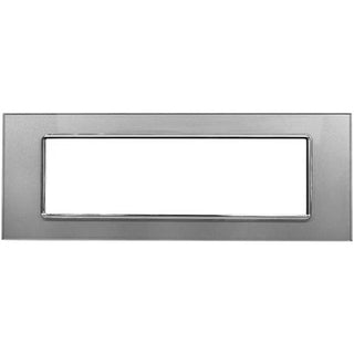 Placchetta in vetro silver 3-7 posti compatibile living light 503