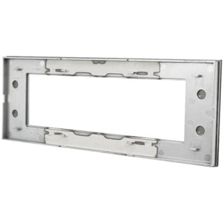 Placchetta in vetro bianca 3-7 posti compatibile living light 503