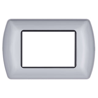 Placchetta grigio chiaro 3-7 posti compatibile living international