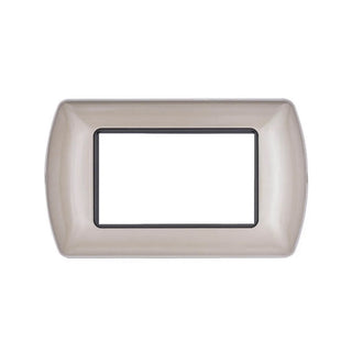 Placchetta champagne  3-7 posti compatibile living international