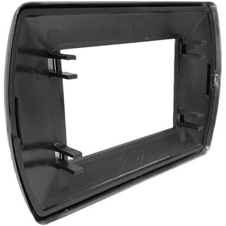 Placchetta argento lucido 3-7 posti compatibile living international