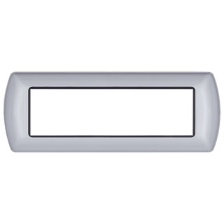 Placchetta grigio chiaro 3-7 posti compatibile living international