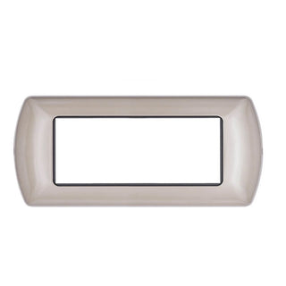 Placchetta champagne  3-7 posti compatibile living international