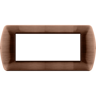 Placchetta rame 3-7 posti compatibile living international