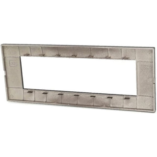 Placchetta 3 4 7 posti testa di moro compatibile con vimar plana