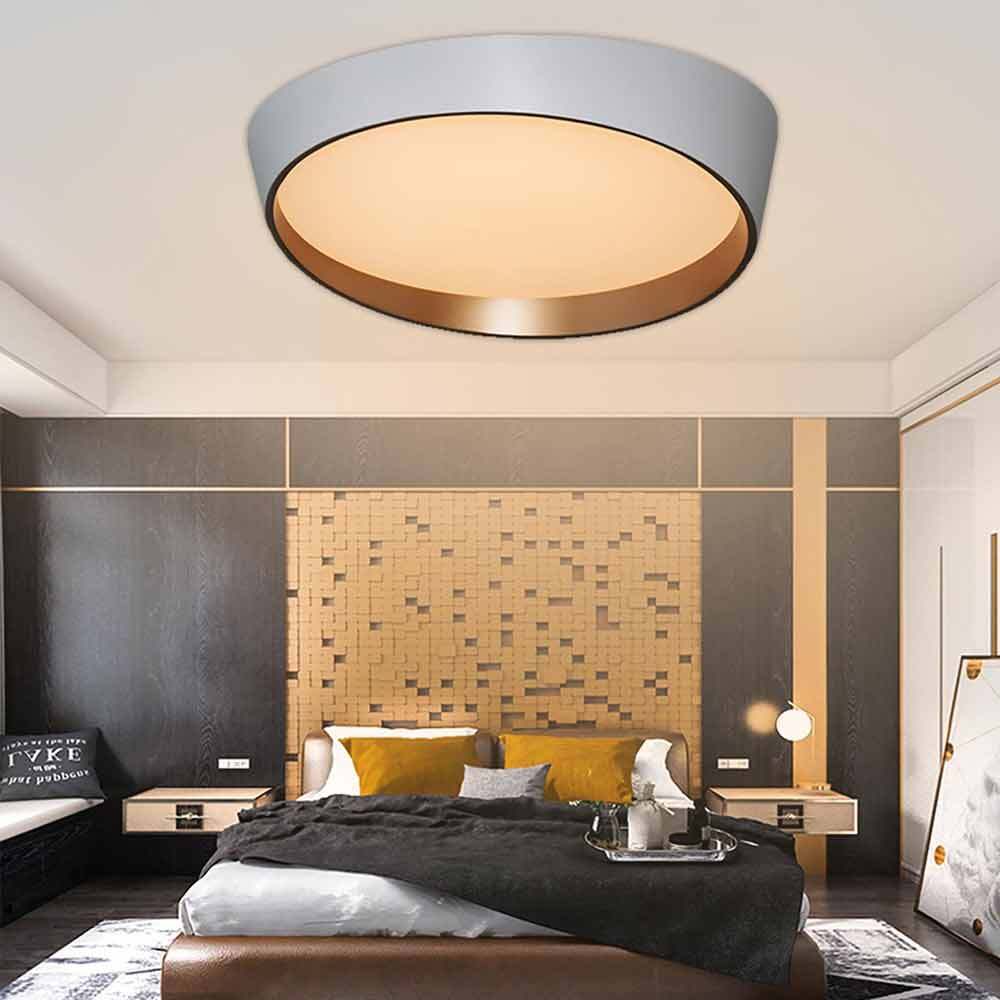 Plafoniera a led 46 watt lampada moderno da soffitto rotonda irregolare luce fredda calda naturale