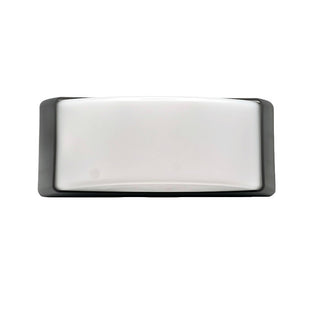 Applique a parete per esterno lampada da muro E27 grigio e bianco IP54