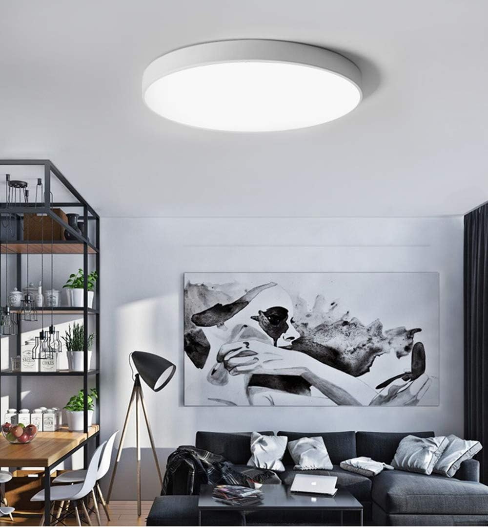 Plafoniera a led 70 watt rotonda lampada da soffitto bianca lampadario a luce fredda o naturale