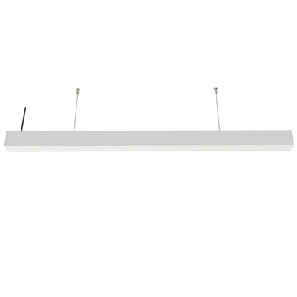 Lampadario lineare a sospensione da soffitto bianco 40 watt connettore di giunzione a T 15 watt o a L 12 watt tecnologia cct