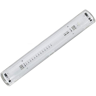 Plafoniera per 2 tubi a led neon attacco t8 g13 60 120 150 cm IP65