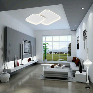 Plafoniera led due rombi 60 watt CCT a tripla colorazione di luce