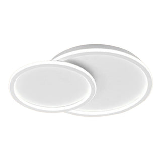 Plafoniera led 2 cerchi CCT 45 WATT 3 colori luce 6500k 3000k 4000k
