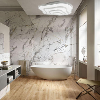 Plafoniera led effetto ondulato 59 watt luce fredda naturale calda