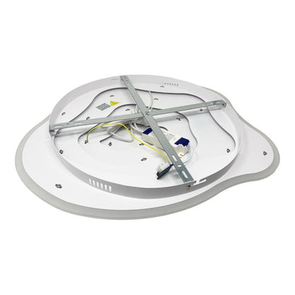 Plafoniera led moderna effetto ondulato lampada da soffitto 59 watt luce fredda 6500k naturale 4000k calda 3000k