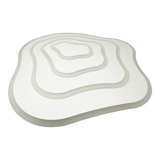 Plafoniera led effetto ondulato 59 watt luce fredda naturale calda
