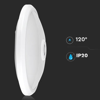 Plafoniera led con sensore di movimento 15 watt luce fredda 6500k