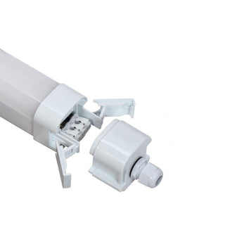 Plafoniera neon per esterno a led tubo 36 watt 120 cm IP65 6500K
