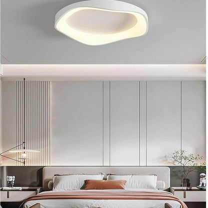 Plafoniera led a onda 38 watt ultra moderna tre colorazione di luce fredda 6500k calda 3000k naturale 4000k