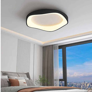 Plafoniera led a onda moderna 38 watt CCT tre colorazione di luce