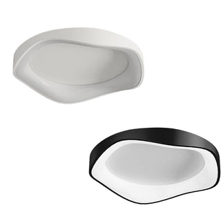 Plafoniera led a onda moderna 38 watt CCT tre colorazione di luce