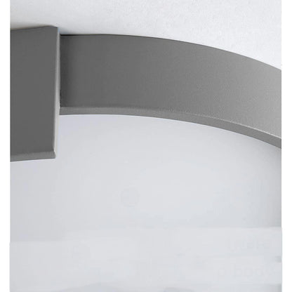 Plafoniera a led grigio 46 watt lampada moderno da soffitto rotonda luce fredda 6500k calda 3000k naturale 4000k