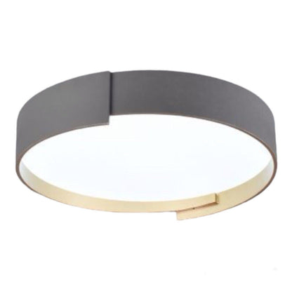 Plafoniera a led grigio 46 watt lampada moderno da soffitto rotonda luce fredda 6500k calda 3000k naturale 4000k