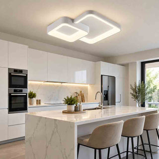 Plafoniera LED 58W Biasnco Dimmerabile con Telecomando