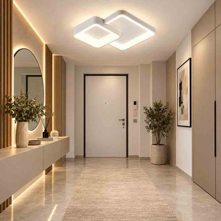Plafoniera LED 58W Biasnco Dimmerabile con Telecomando