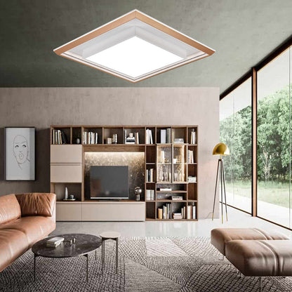 Plafoniera a led 48 watt tecnologia CCT tre colorazione di luce gestibile con telecomando e App lampada da soffitto