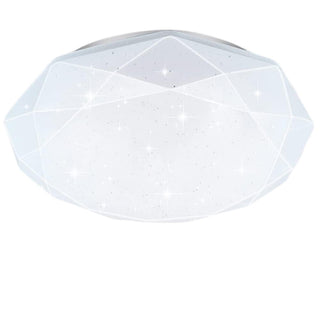 Plafoniera diamante 60W puntini trasparenti telecomando dimmerabile