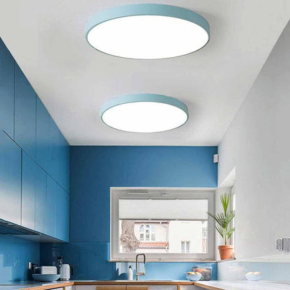 Plafoniera a led 70 watt rotonda lampada da soffitto celeste lampadario a luce fredda o naturale