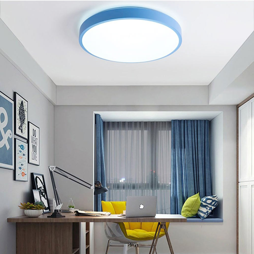 Plafoniera a led 70 watt rotonda lampada da soffitto celeste lampadario a luce fredda o naturale