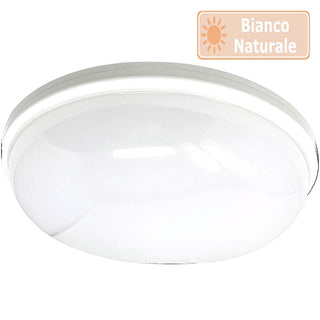 Plafoniera da soffitto a led 24 watt luce fredda calda naturale IP65