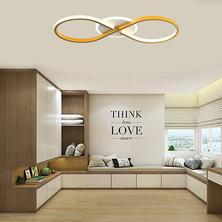 Plafoniera led 22 watt  infinito oro applique luce 6500k  4000k