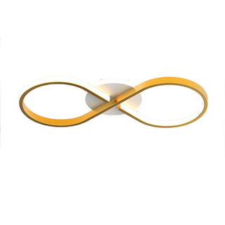 Plafoniera led 22 watt  infinito oro applique luce 6500k  4000k